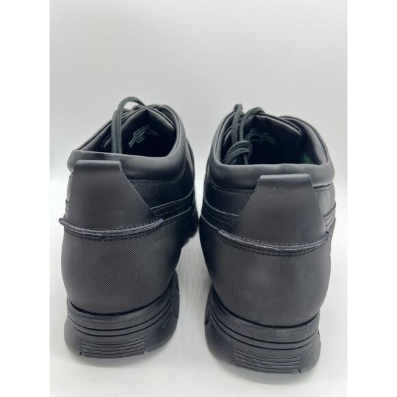 Polo Ralph Lauren Dover III Black Leather Lace Up Buckle Boots Men’s Size 14D - Picture 16 of 16